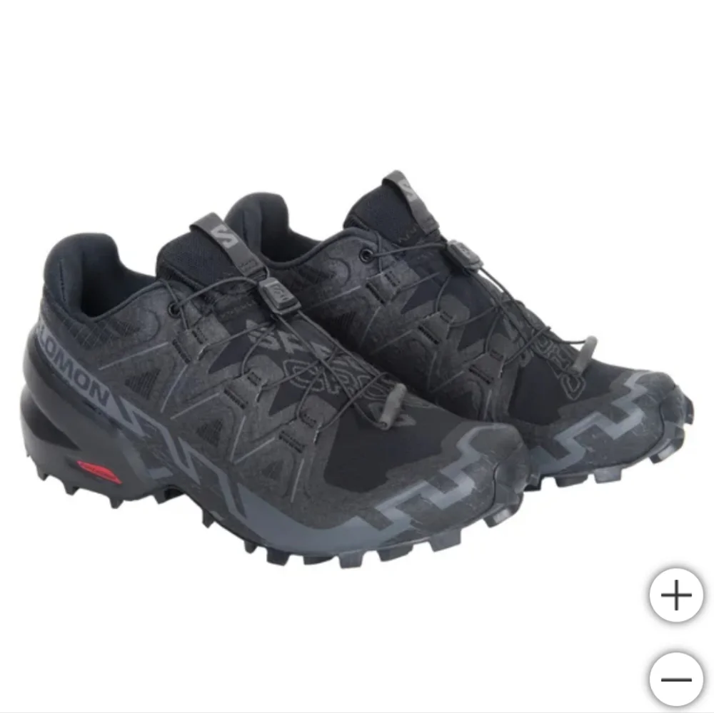 New! Salomon Ladies' Women Girls Speedcross 6 Shoe Black Color QuickLACE NWT NIB - Picture 2 of 12